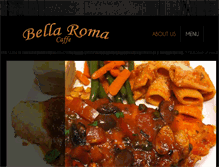 Tablet Screenshot of bellaromacaffe.com